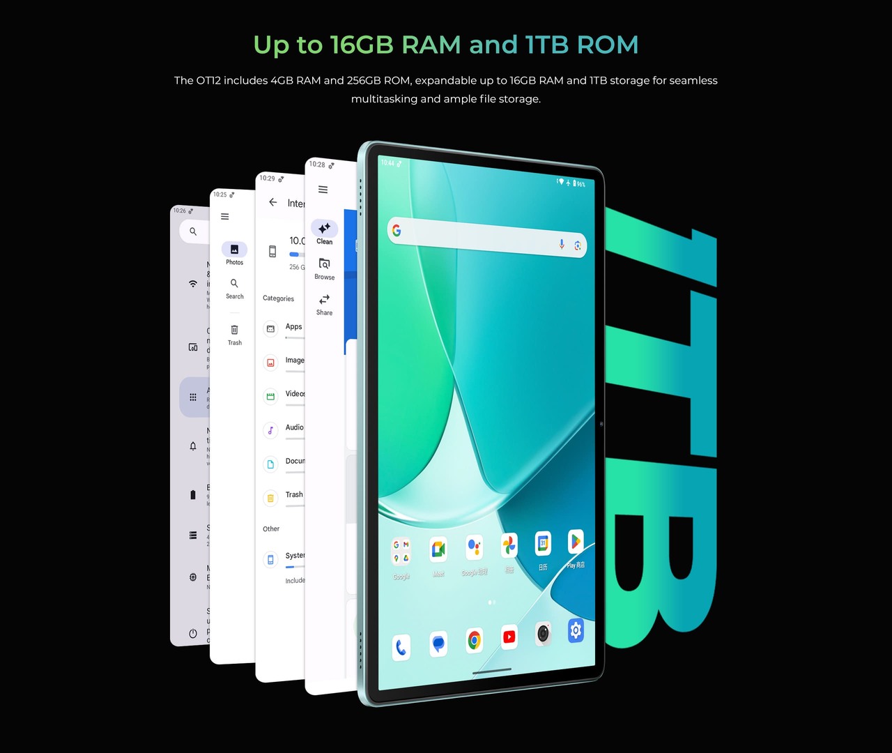OUKITEL OT12 Smart Tablets – features 11