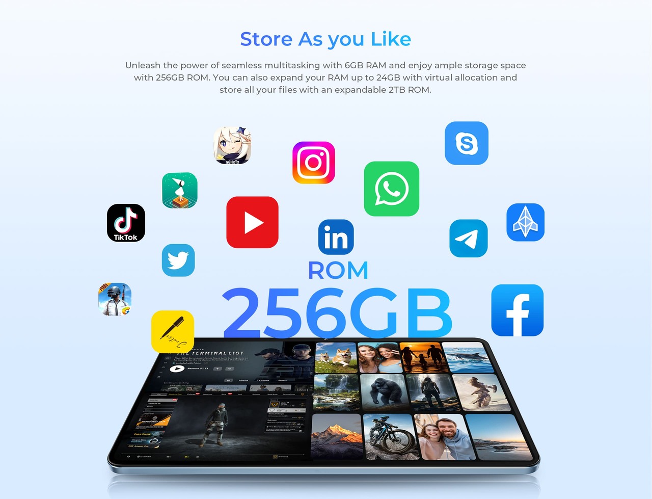 OUKITEL OT5S Smart Tablets – features 15
