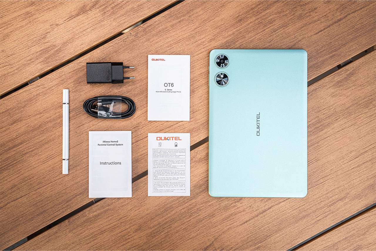 OUKITEL OT6 Smart Tablets – OUKITEL OT6 in the box