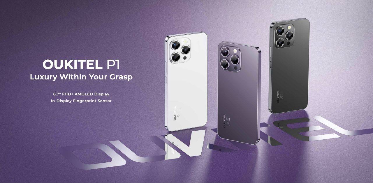 OUKITEL P1 Smartphones – OUKITEL P1 Luxury Within Your Grasp 6.7" FHD+ AMOLED Display In-Display Fingerprint Sensor