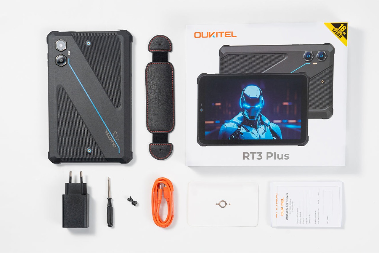 OUKITEL RT3 Plus Rugged Tablets – OUKITEL RT3 Plus in the box
