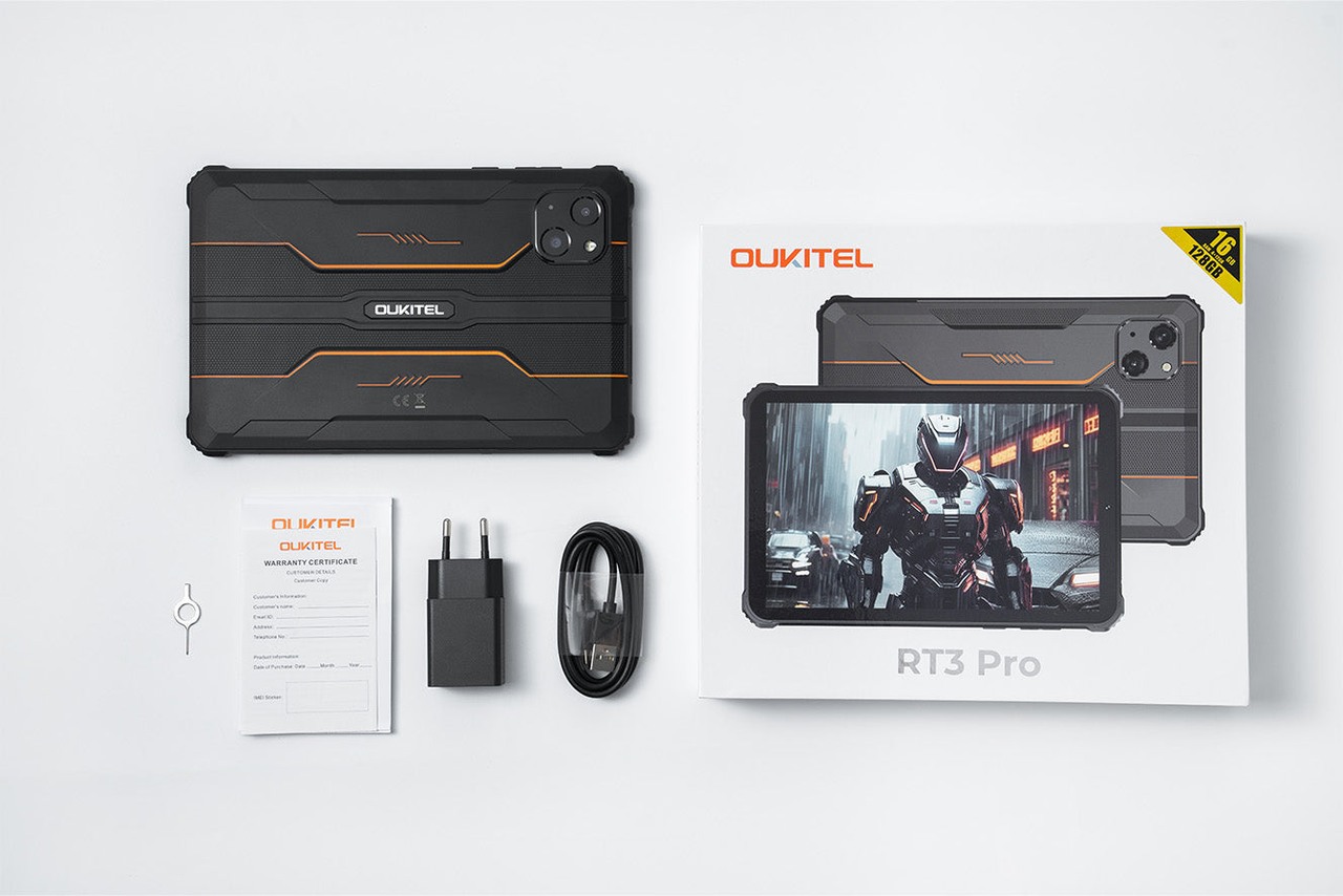 OUKITEL RT3 Pro Rugged Tablets – OUKITEL RT3 Pro in the box