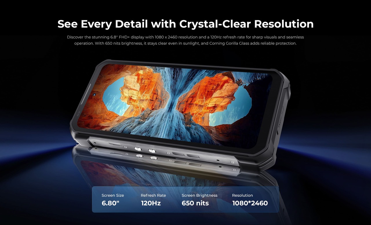 OUKITEL WP100 Plus Rugged Phones – features 15