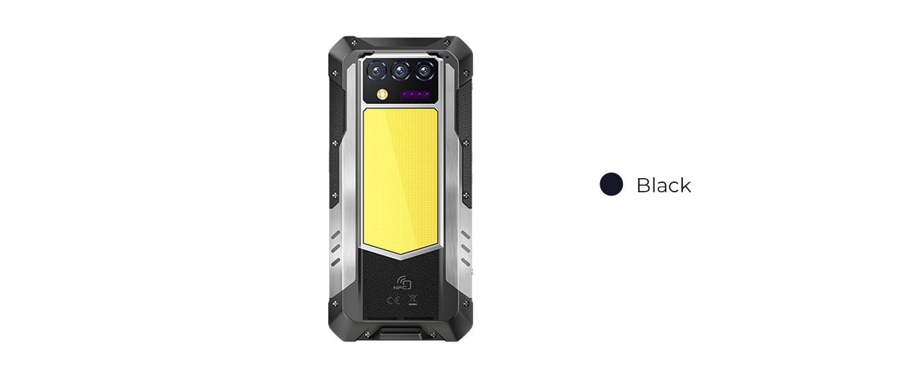 OUKITEL WP100 Plus Rugged Phones – OUKITEL WP100 Plus product color: Black