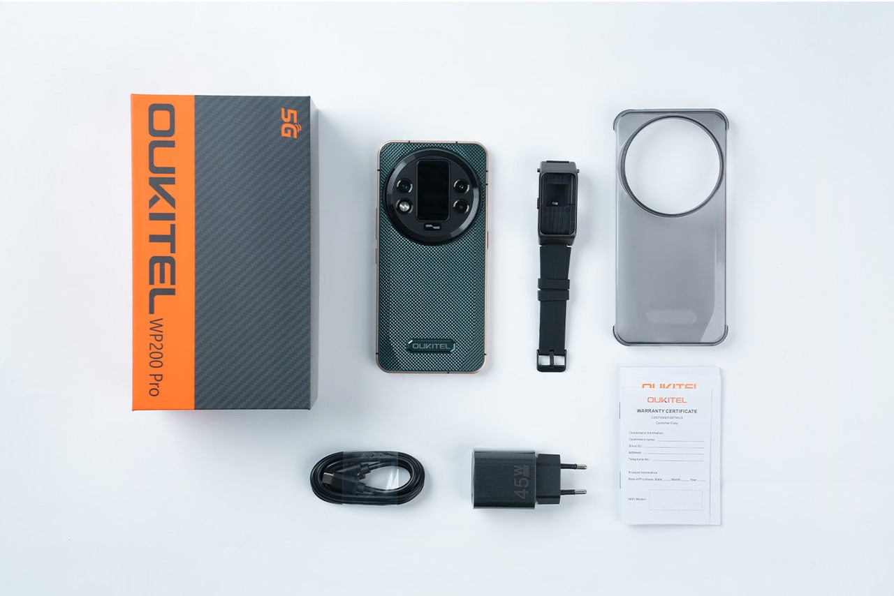 OUKITEL WP200 Pro Rugged Phones – OUKITEL WP200 Pro in the box