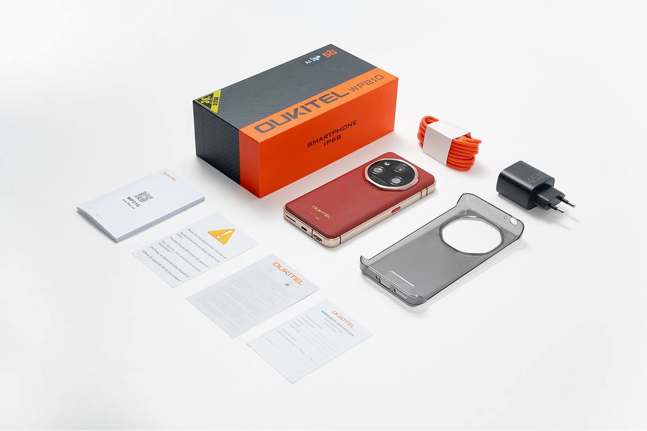 OUKITEL WP210 in the box
