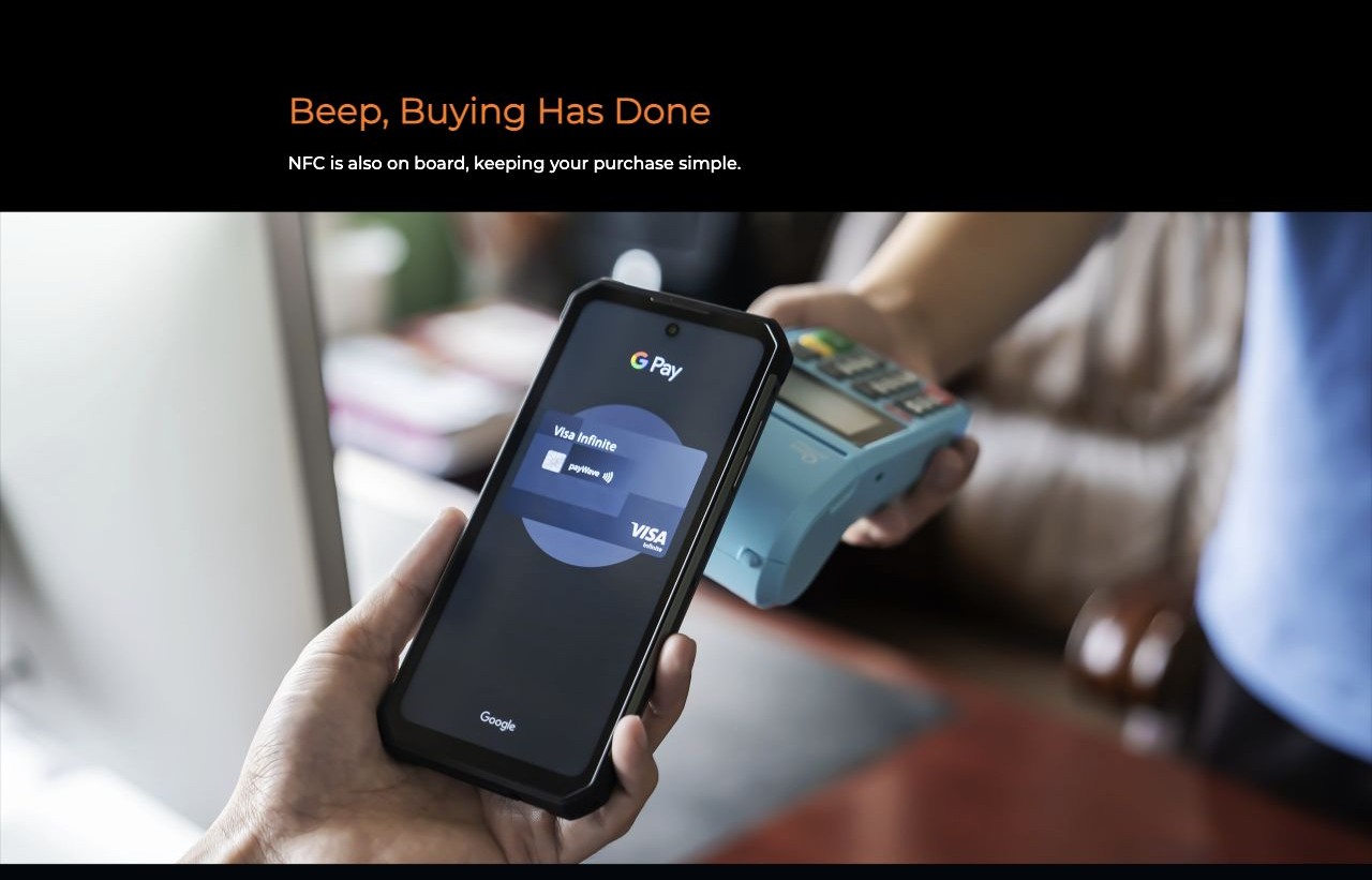 OUKITEL WP27 Rugged Phones – Beep, Buying Has Done NFC is also on board, keeping your purchase simple.