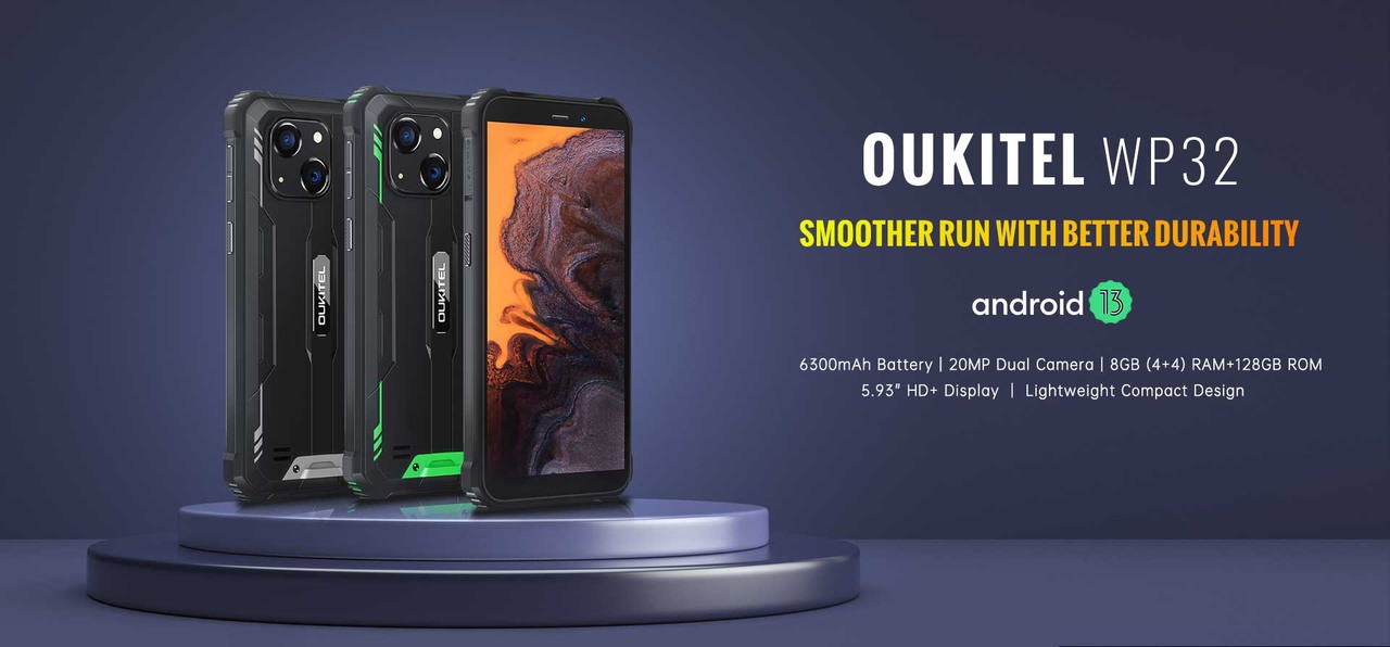 OUKITEL WP32 Rugged Phones – features 1