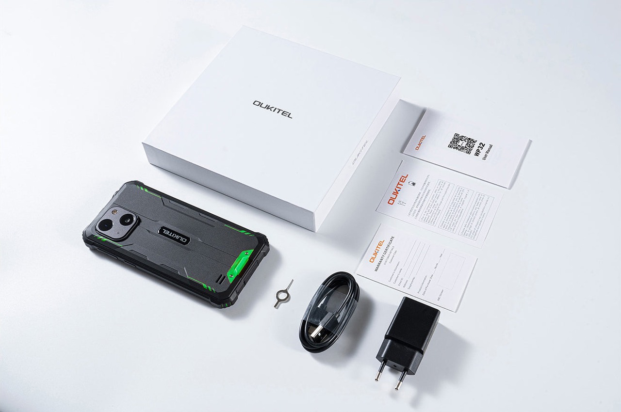 OUKITEL WP32 Rugged Phones – OUKITEL WP32 in the box