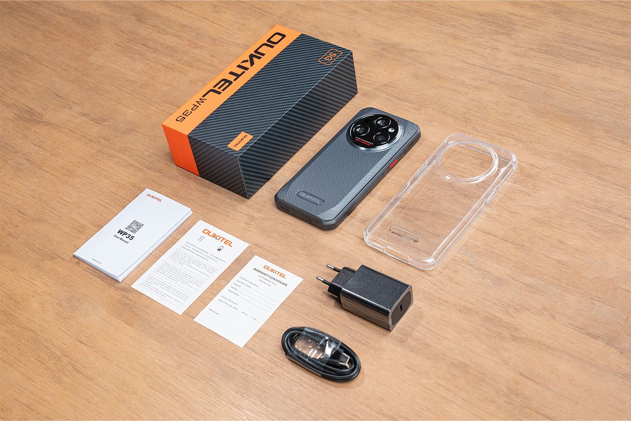 OUKITEL WP35 Rugged Phones – OUKITEL WP35 in the box