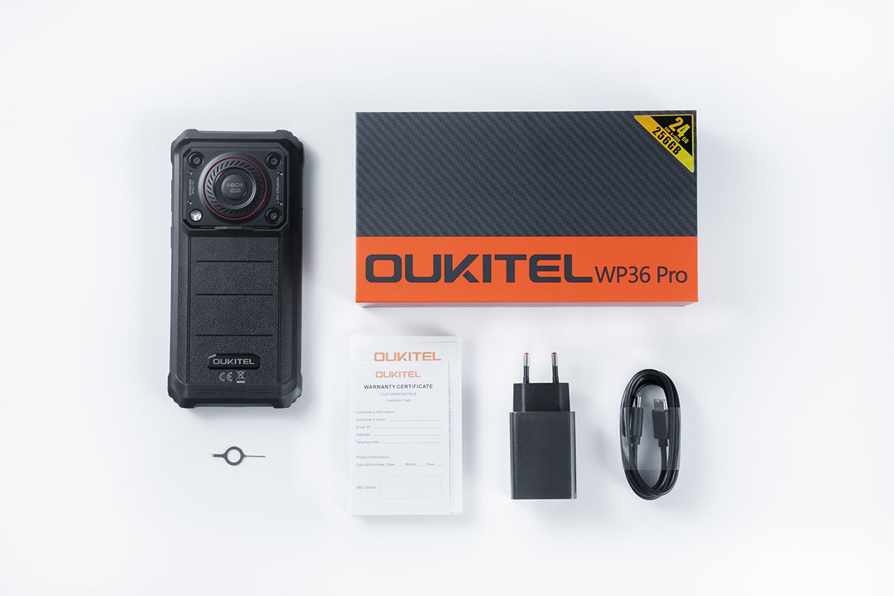 OUKITEL WP36 Pro Rugged Phones – OUKITEL WP36 Pro in the box
