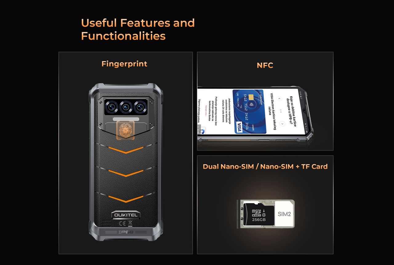 OUKITEL WP38 Rugged Phones – features 17