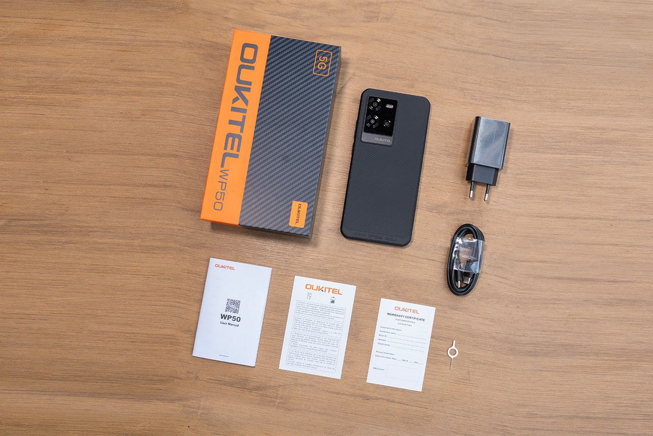 OUKITEL WP50 Rugged Phones – OUKITEL WP50 in the box
