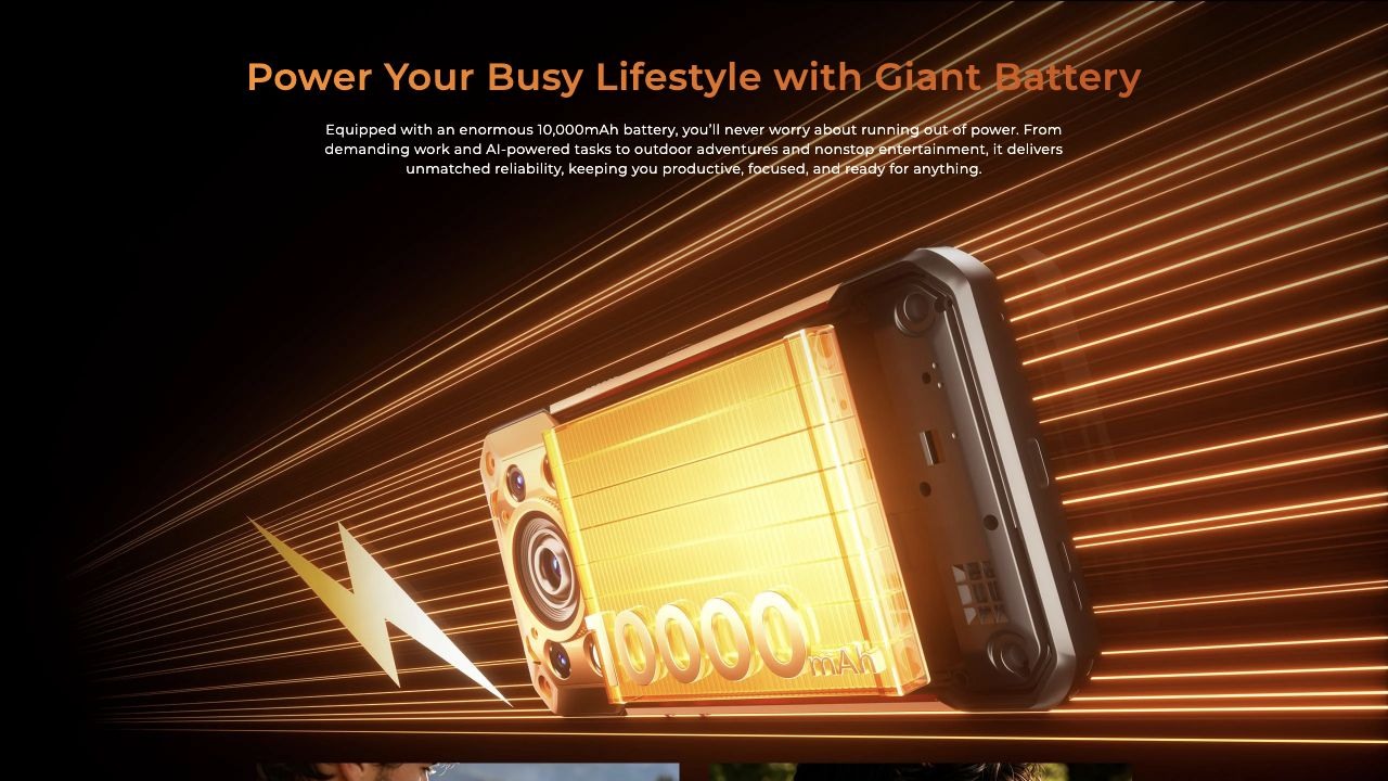 OUKITEL WP500 Ultra rugged phones – 10000mAh battery