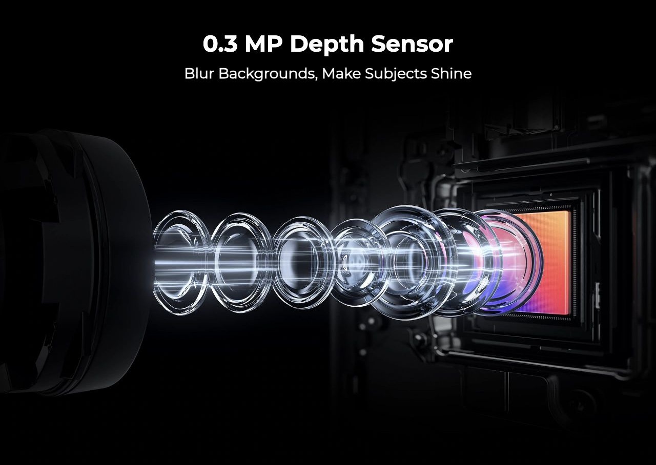 OUKITEL WP52 Rugged Phones – 0.3 MP Depth Sensor Blur Backgrounds, Make Subjects Shine