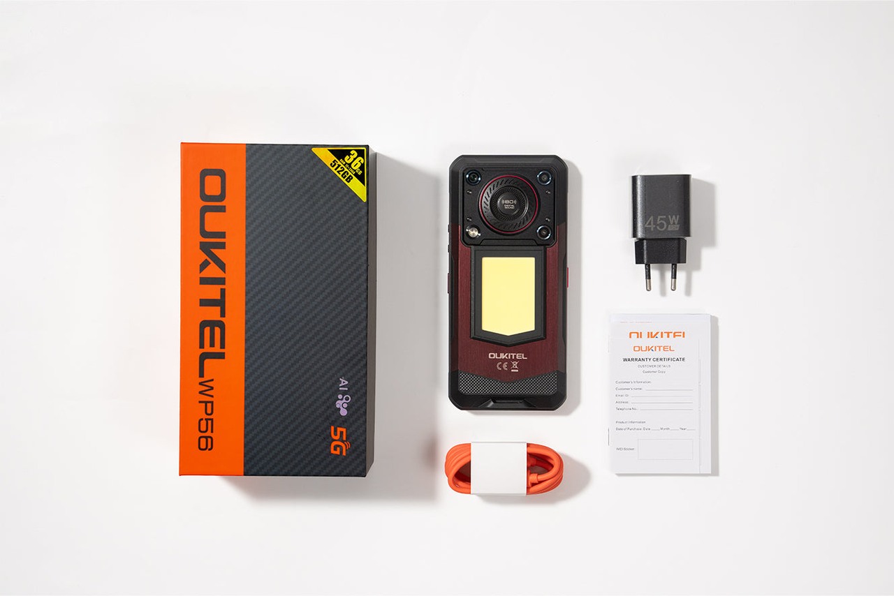 OUKITEL WP56 Rugged Phones – OUKITEL WP56 in the box