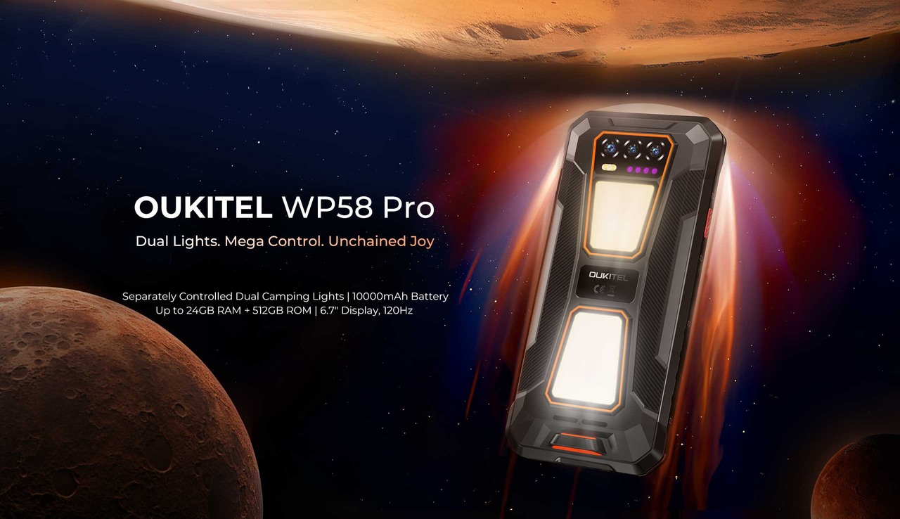 OUKITEL WP58 Pro Rugged Phones – features 1