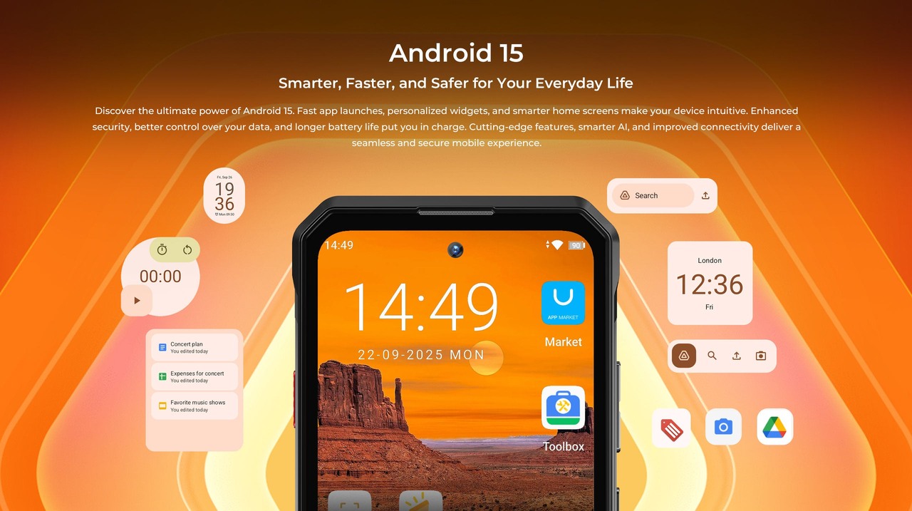 OUKITEL WP58 Pro Rugged Phones – features 19