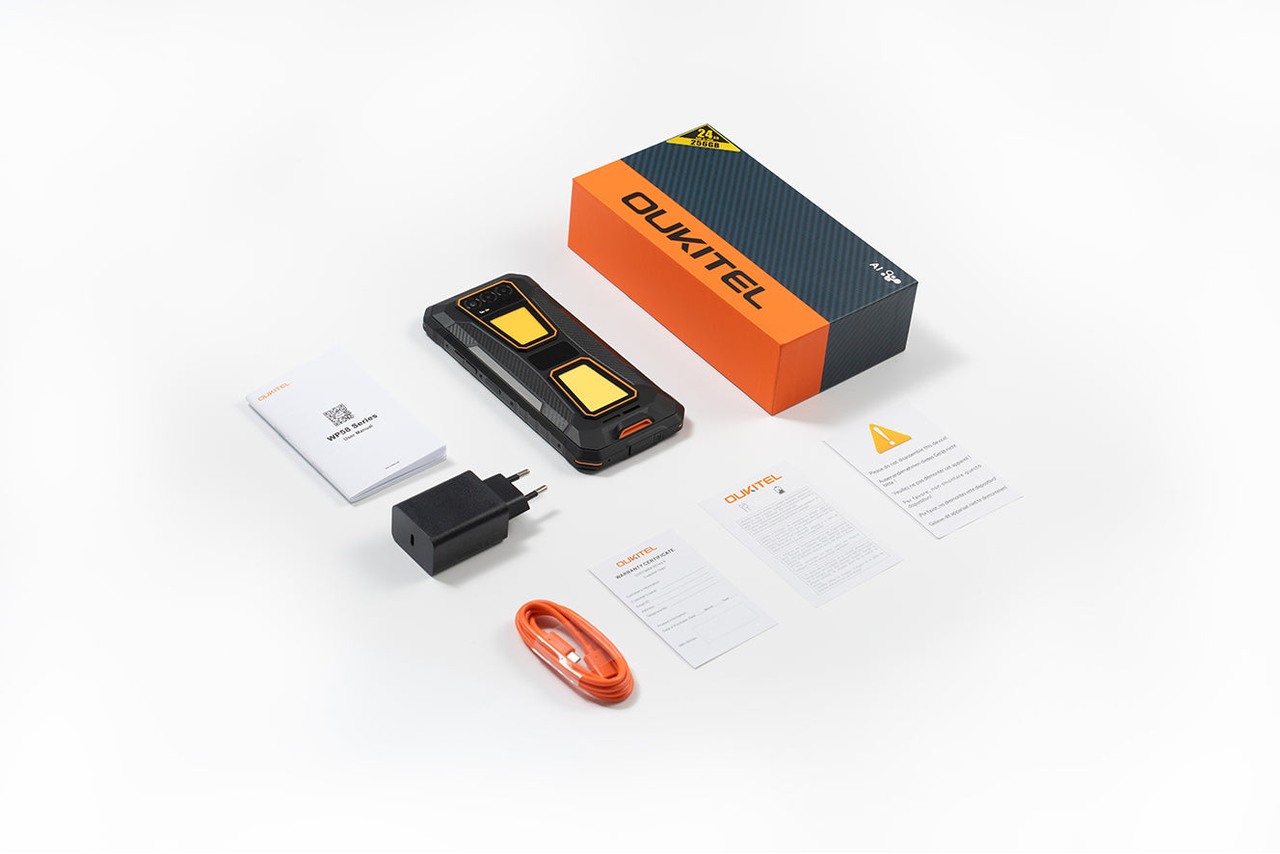 OUKITEL WP58 Pro Rugged Phones – OUKITEL WP58 Pro in the box