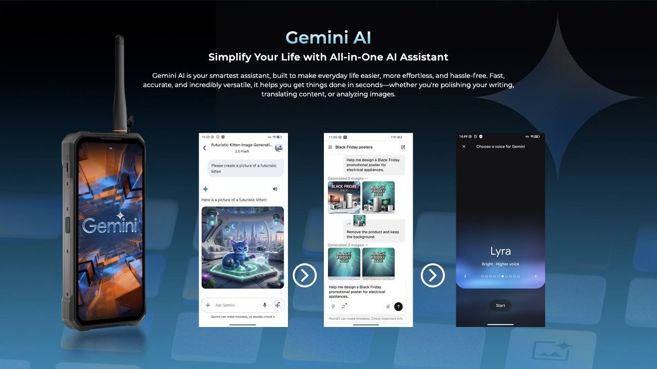Gemini AI Simplify Your Life with All-in-One AI Assistant Gemini AI is your smartest assistant, built to make everyday life easier, more effortless, and hassle-free. Fast, accurate, and incredibly versatile, it helps you get things done i