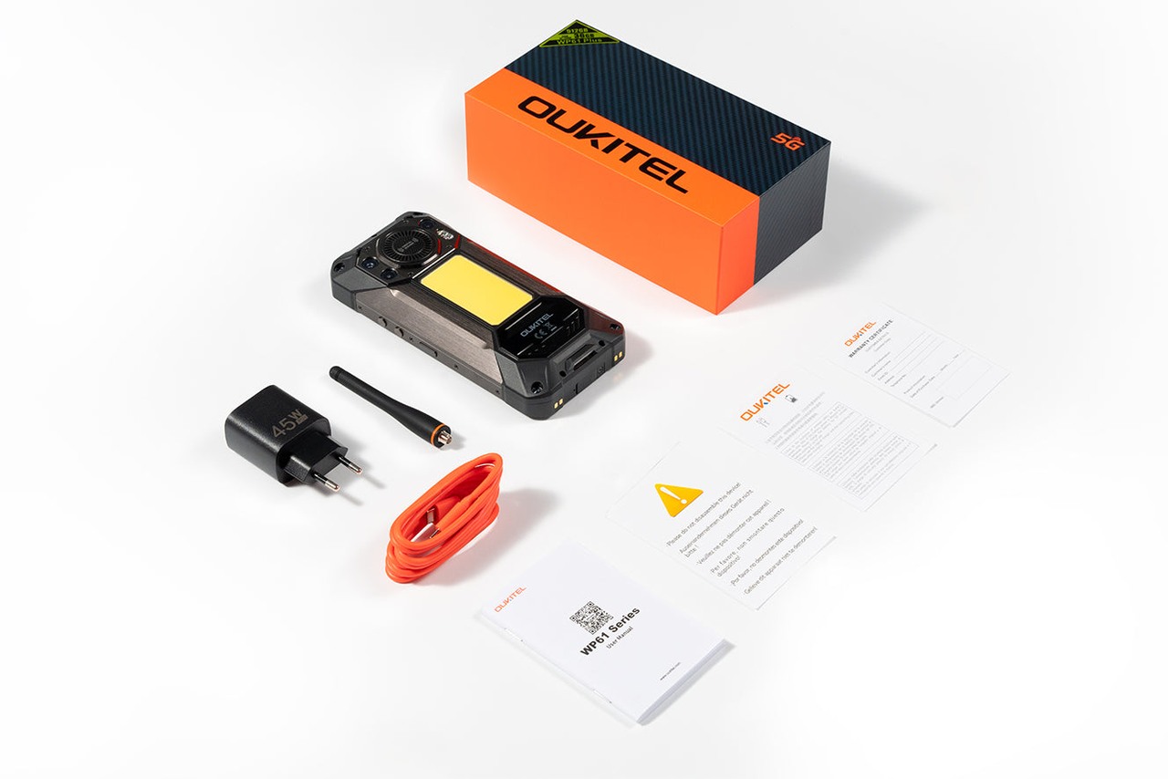 OUKITEL WP61 Plus Rugged Phones – OUKITEL WP61 Plus in the box