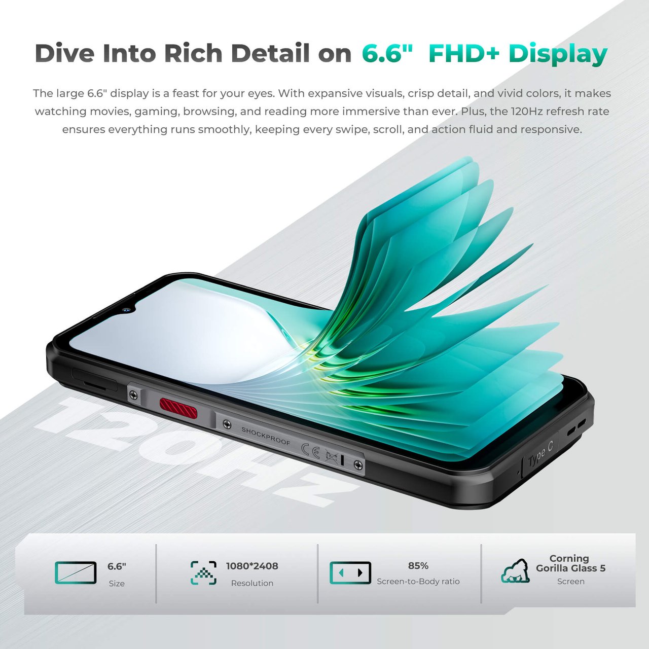 OUKITEL WP62 Rugged Phones – manufacturer product feature image 3