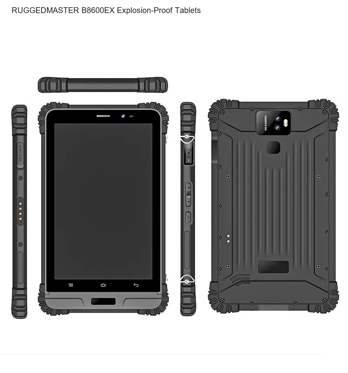 RUGGEDMASTER B8600EX explosion-proof tablets product features