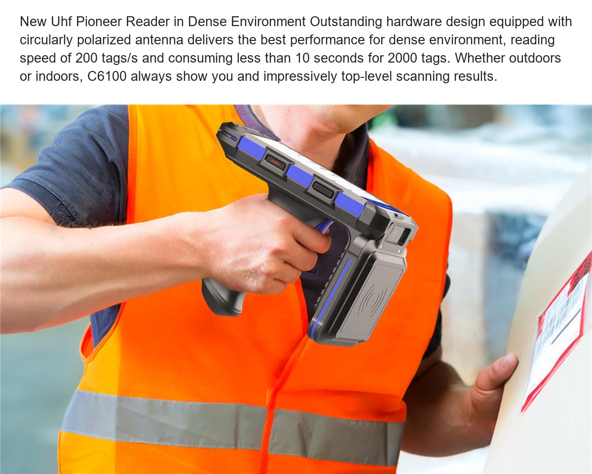 RUGGEDMASTER C6100 handheld rfid readers feature illustration