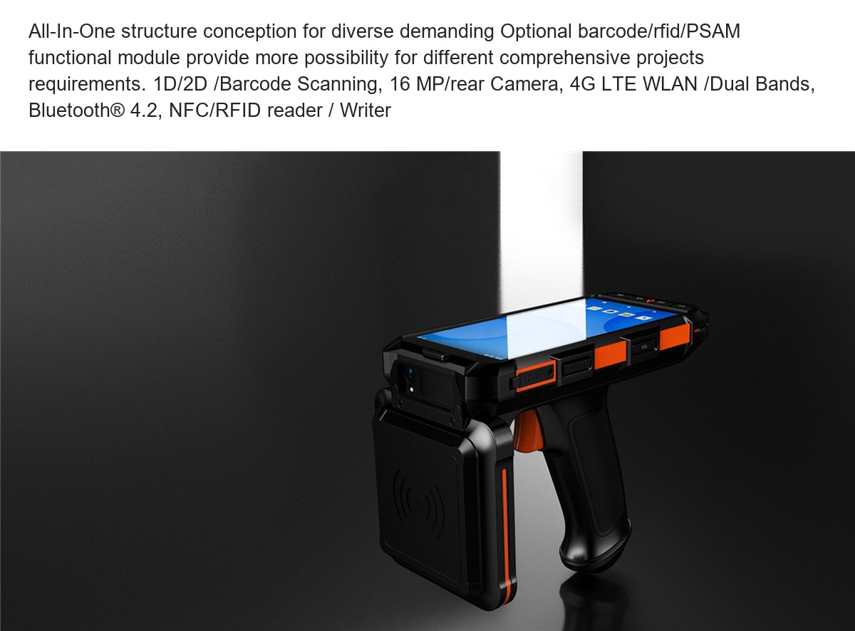 RUGGEDMASTER C6100 handheld rfid readers feature illustration