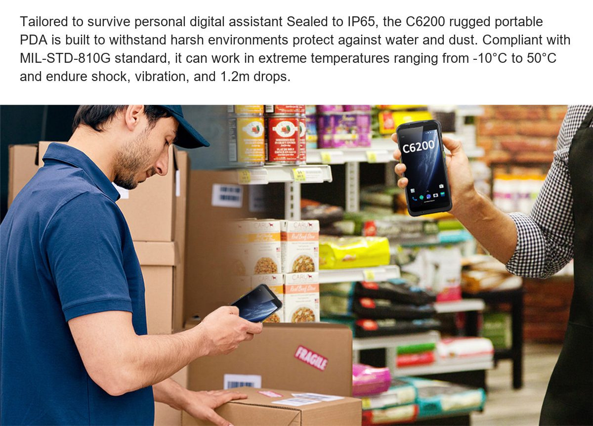 RUGGEDMASTER C6200 mobile computers feature illustration