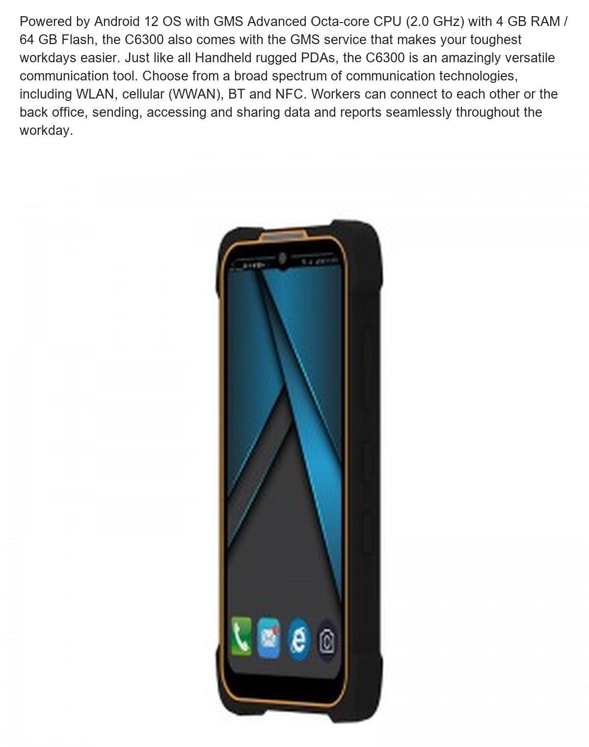 RUGGEDMASTER C6300 mobile computers feature illustration