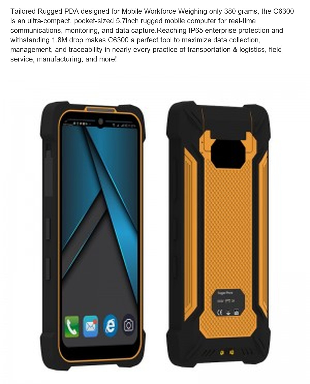 RUGGEDMASTER C6300 mobile computers feature illustration