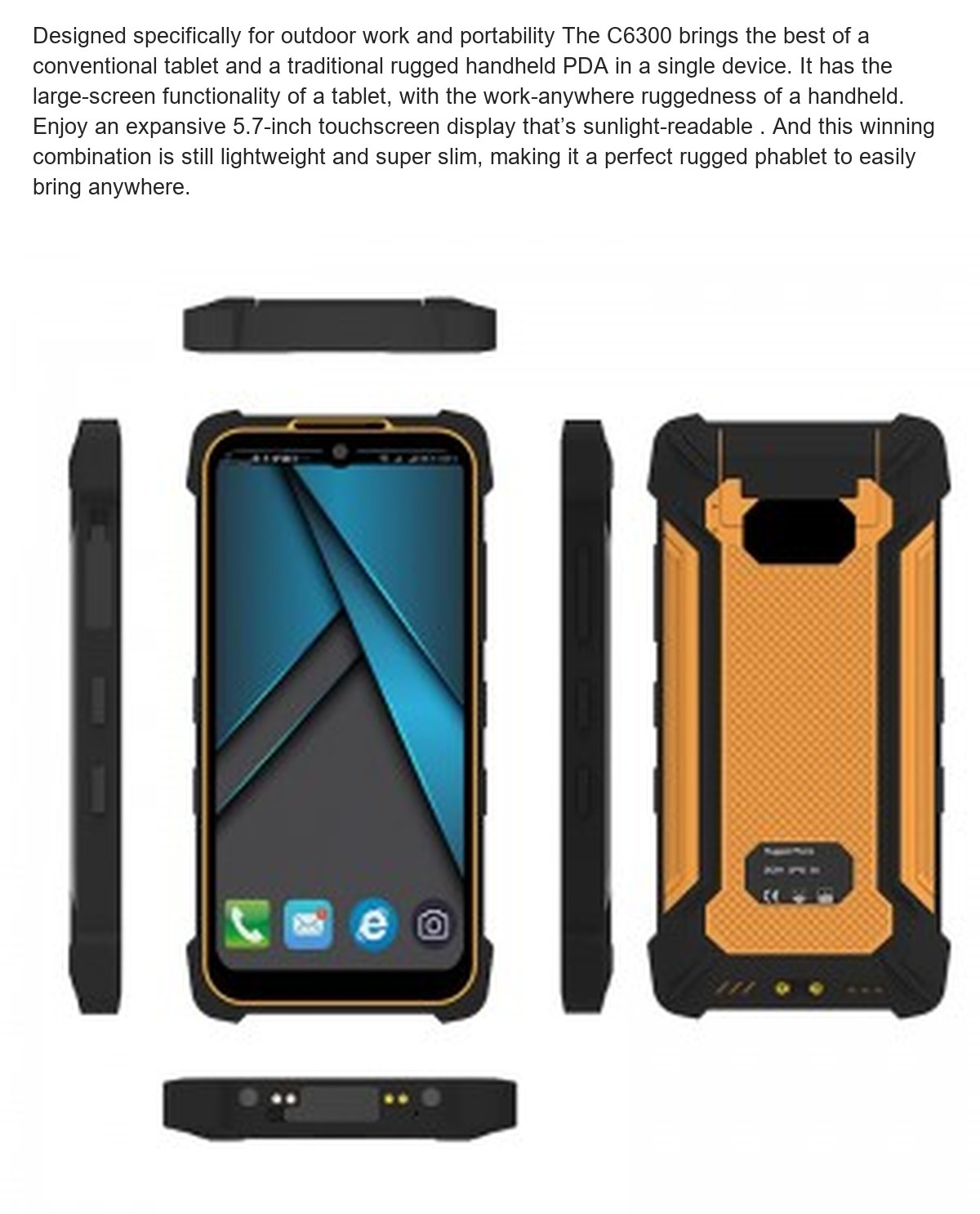 RUGGEDMASTER C6300 mobile computers feature illustration