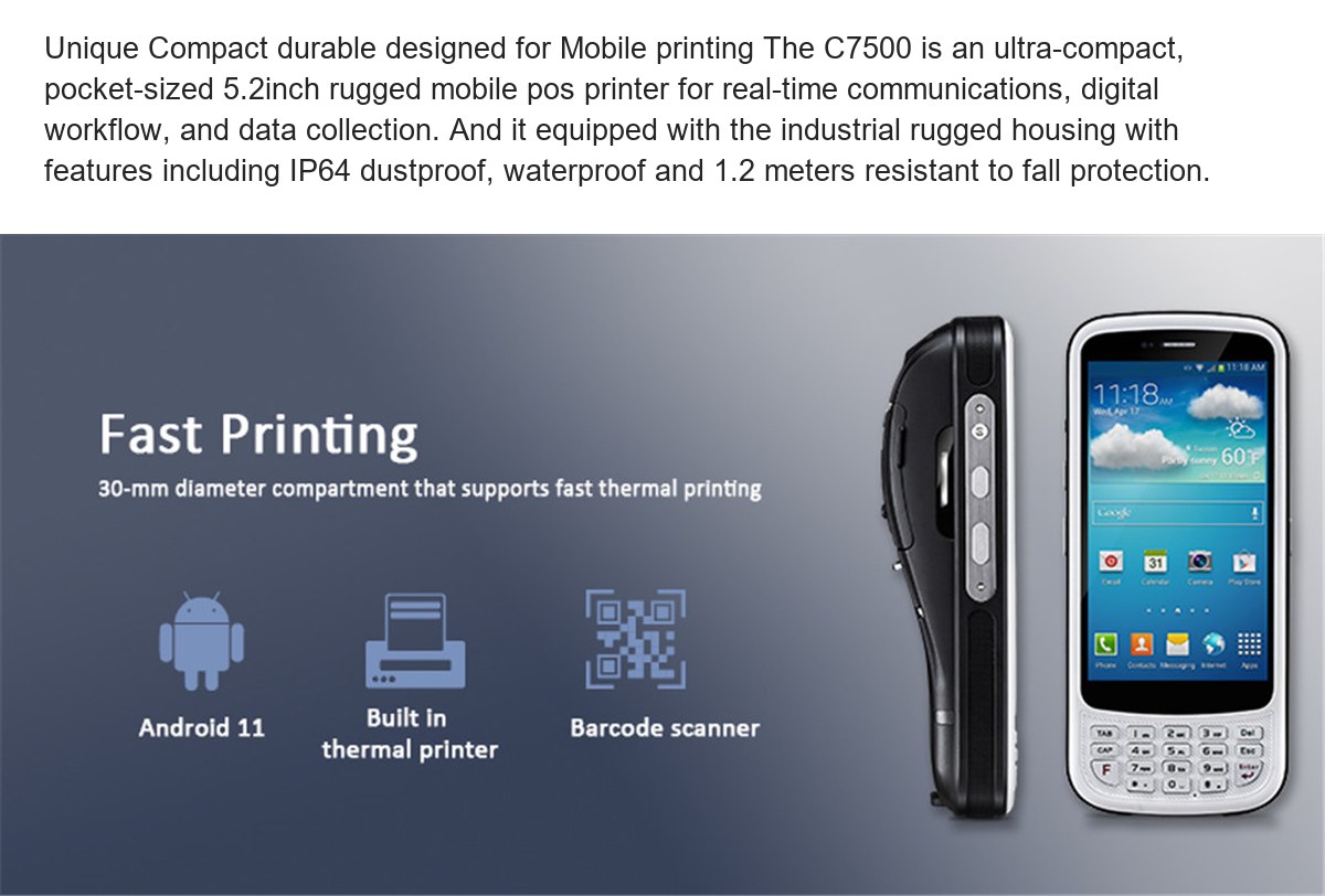 RUGGEDMASTER C7500 mobile computers feature illustration
