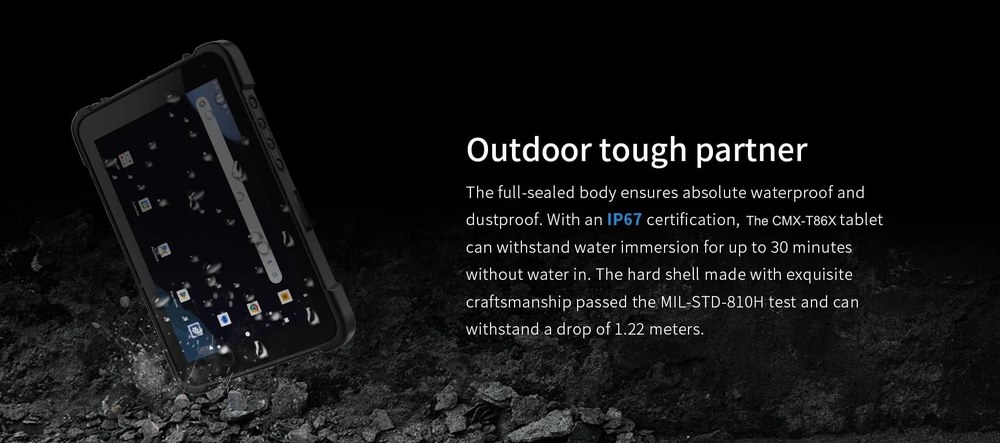 RUGGEDMASTER CMX-T86X manufacturer features 7