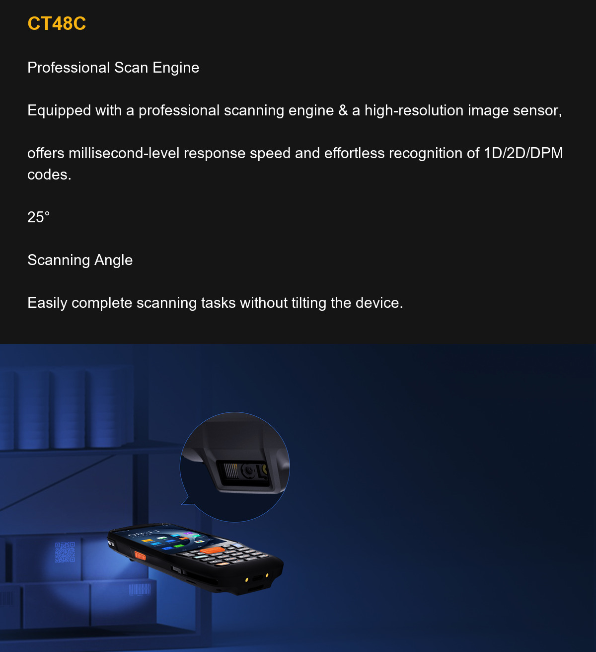 RUGGEDMASTER CT48C Professional Scan Engine