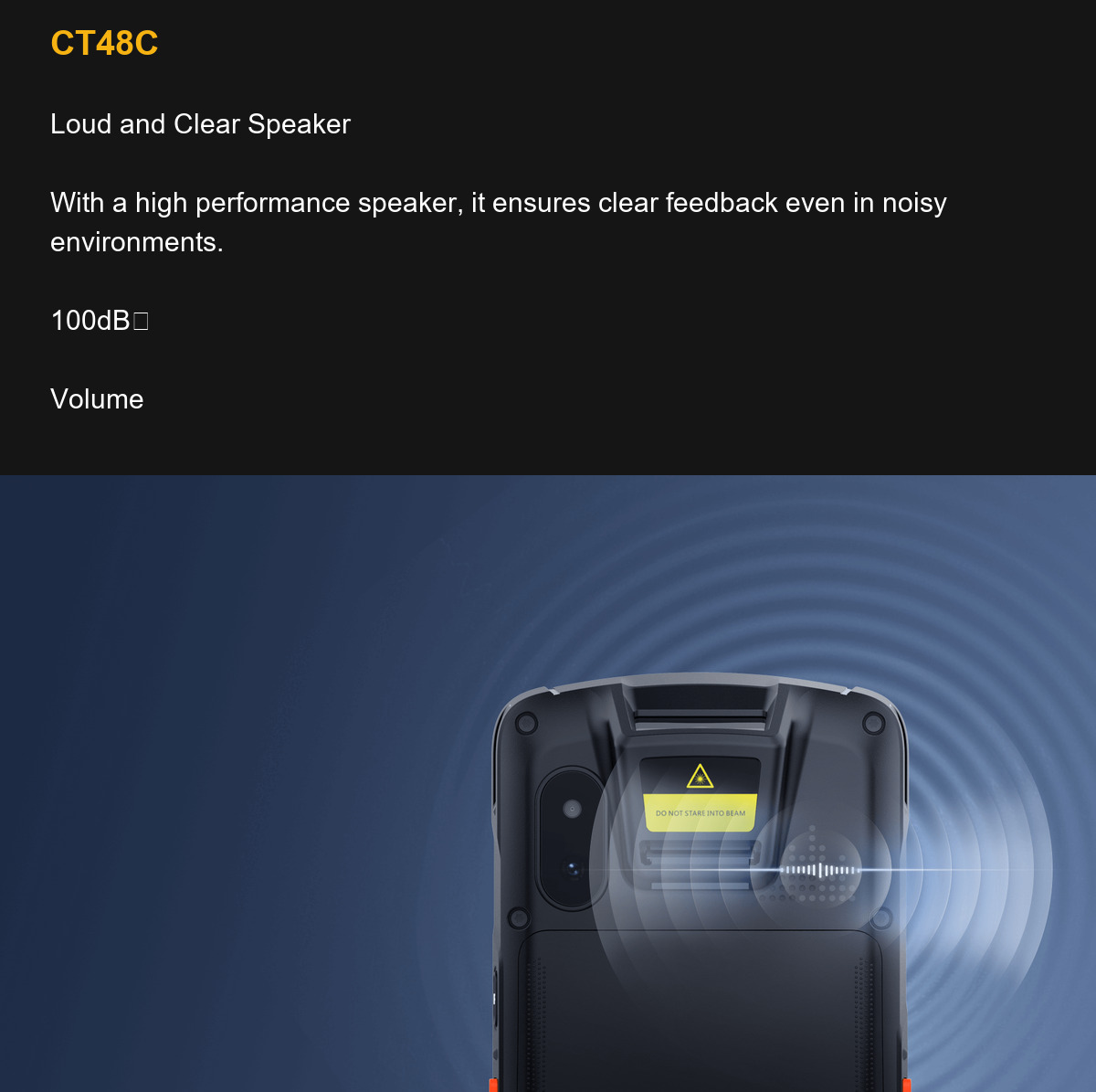 RUGGEDMASTER CT48C Loud and Clear Speaker