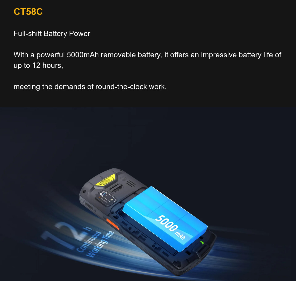 CT58C Full-shift Battery Power