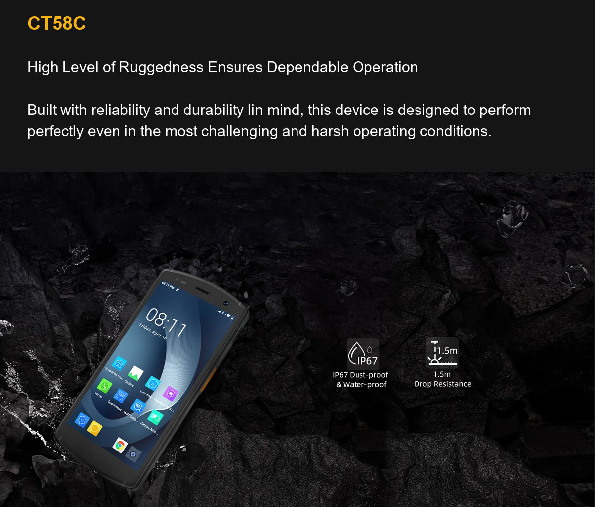 CT58C High Level of Ruggedness Ensures Dependable Operation