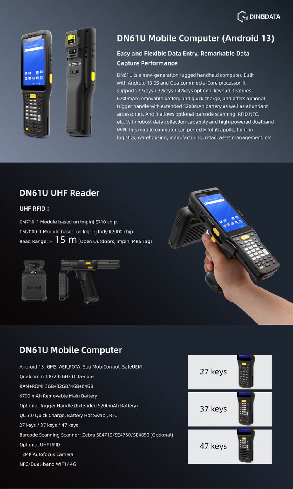 RUGGEDMASTER DN61U feature details 1