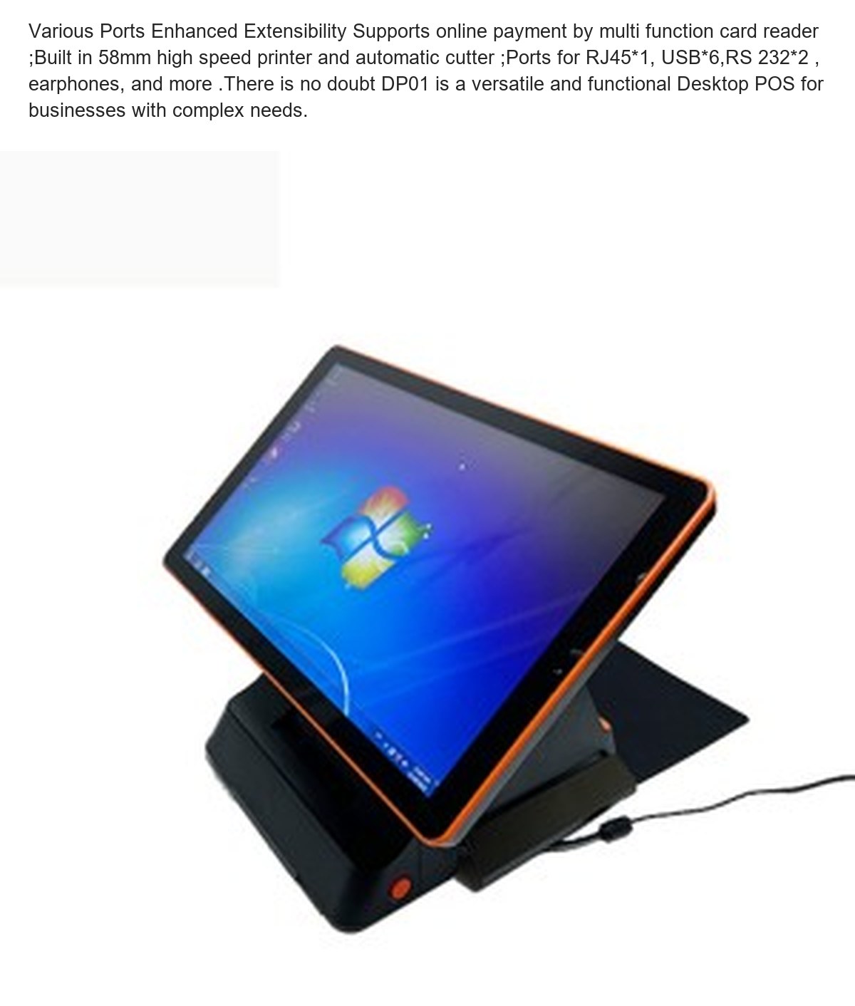 RUGGEDMASTER DP01 pos terminals feature illustration