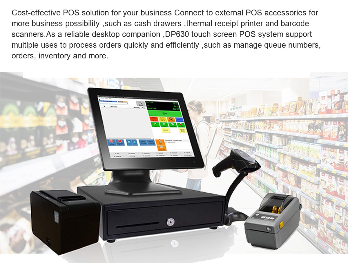 RUGGEDMASTER DP630 pos terminals feature illustration