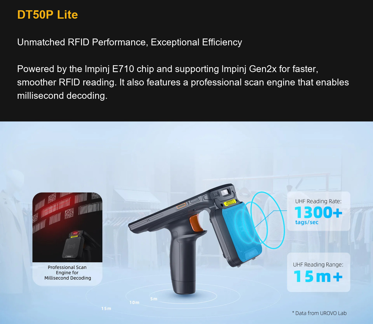 RUGGEDMASTER DT50P Lite Unmatched RFID Performance, Exceptional Efficiency