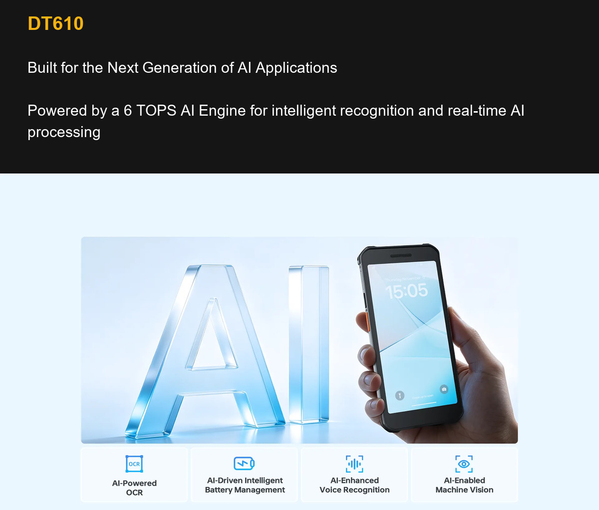 RUGGEDMASTER DT610 Built for the Next Generation of AI Applications
