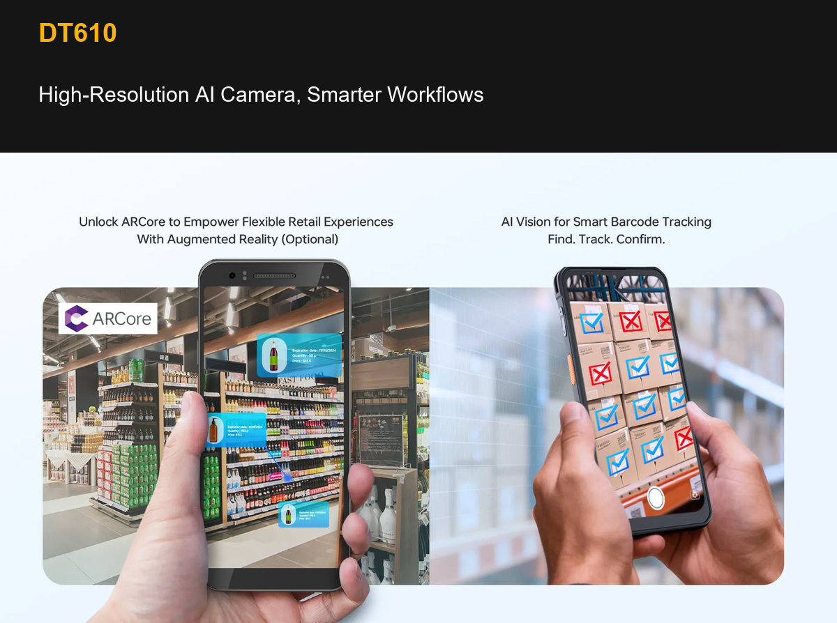 RUGGEDMASTER DT610 High-Resolution AI Camera, Smarter Workflows