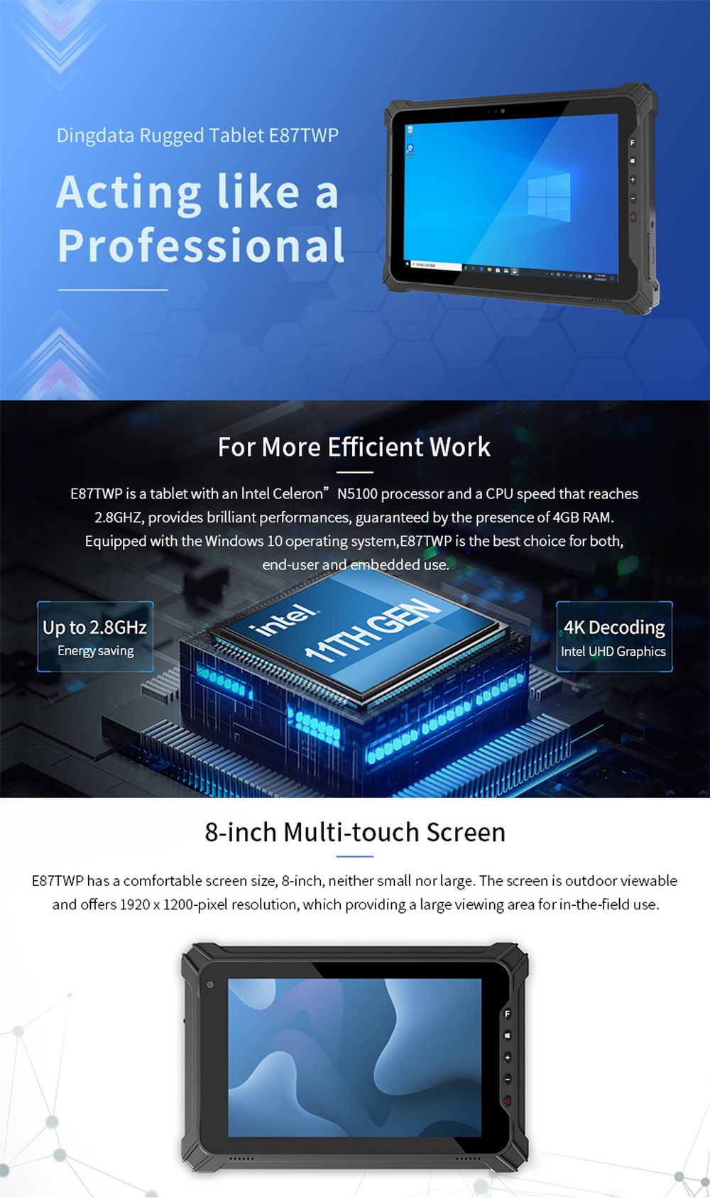 RUGGEDMASTER E87TWP feature details 1