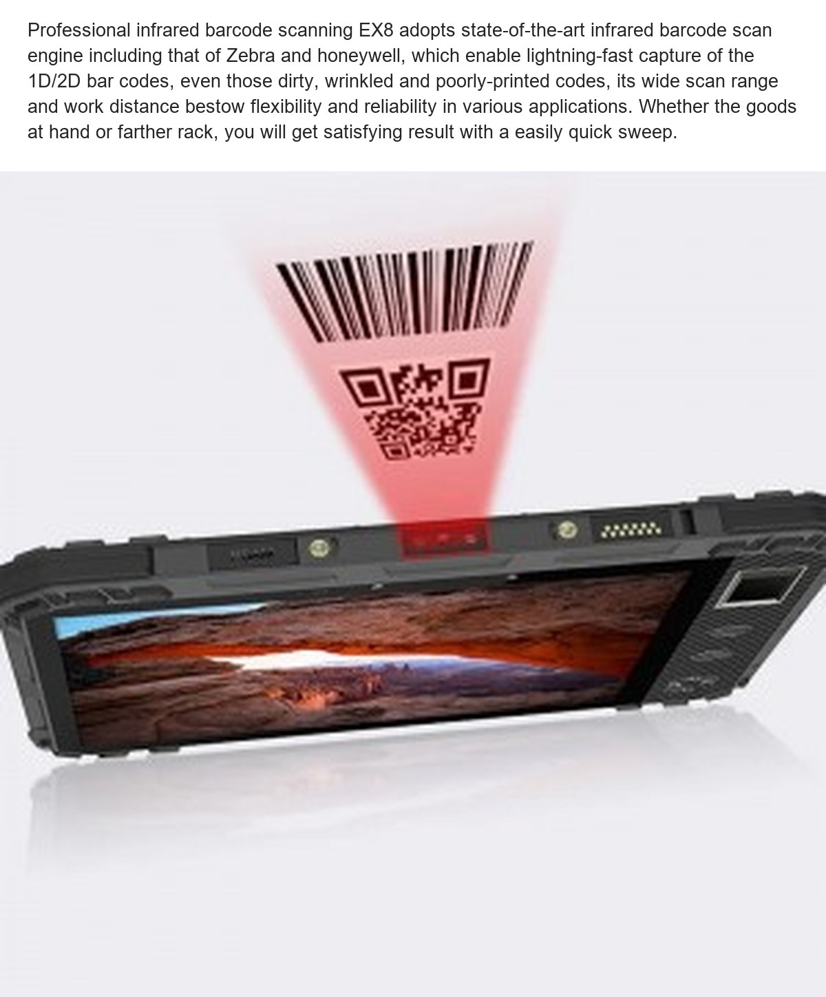 RUGGEDMASTER EX8 rugged tablets feature illustration