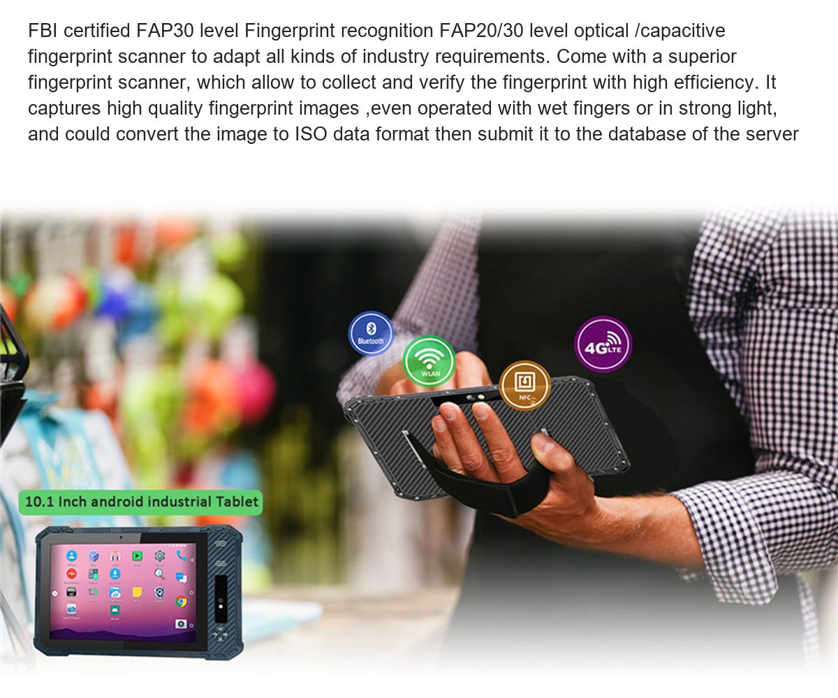 RUGGEDMASTER EX8 rugged tablets feature illustration
