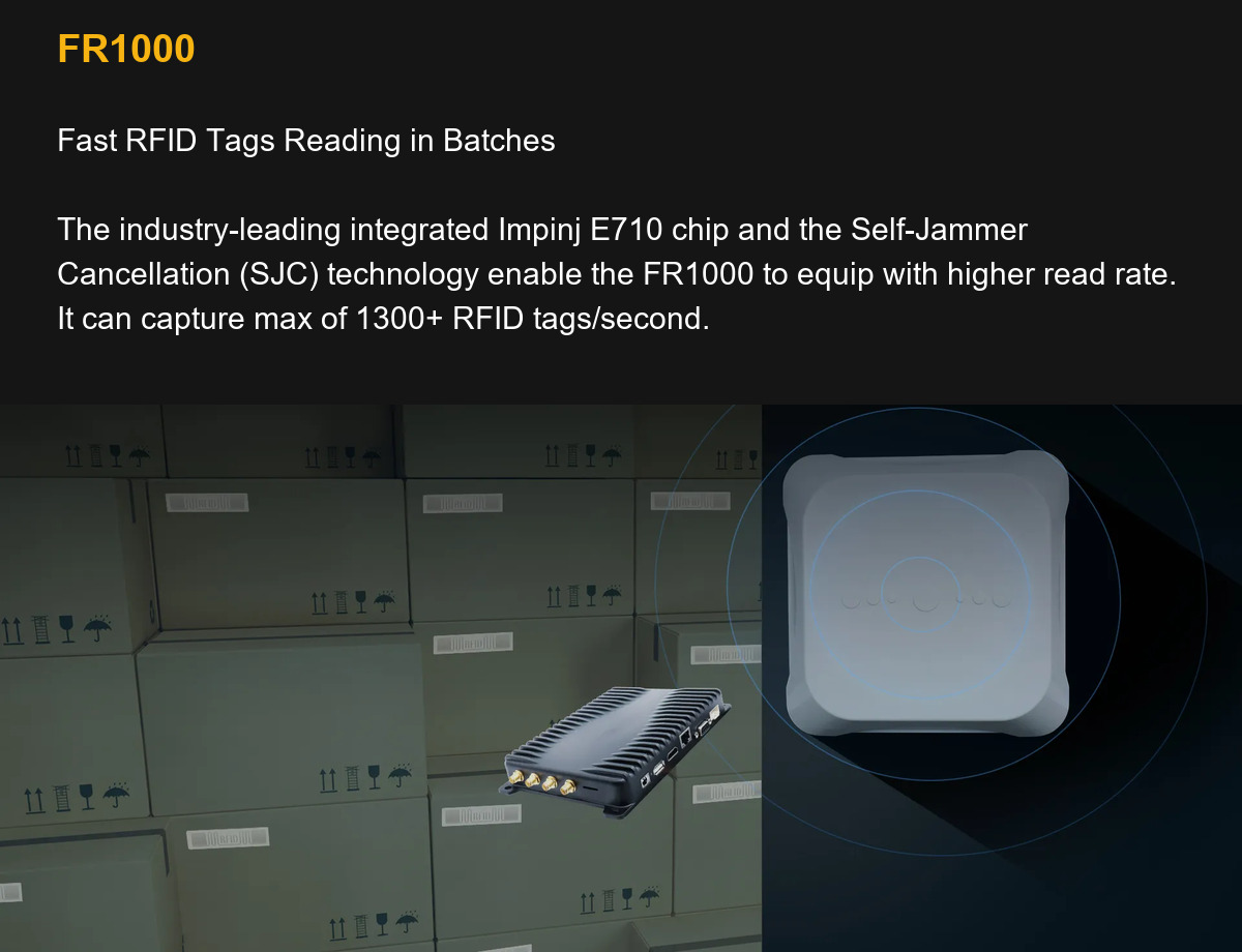 FR1000 Fast RFID Tags Reading in Batches
