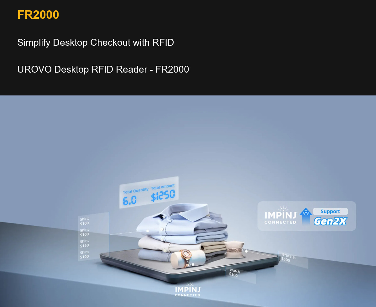 RUGGEDMASTER FR2000 Simplify Desktop Checkout with RFID